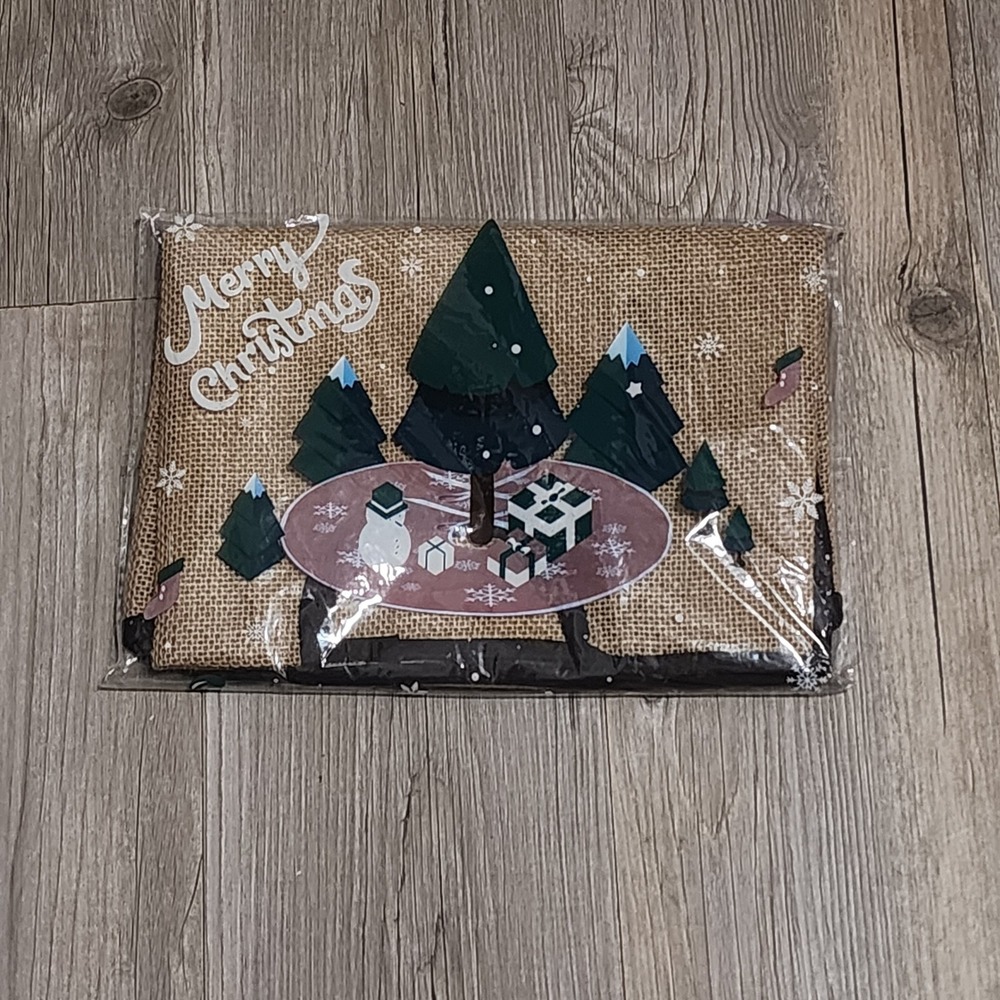 Christmas Tree Skirt Burlap 30 Inch Xmas‎ Holiday Home Decorations Rustic